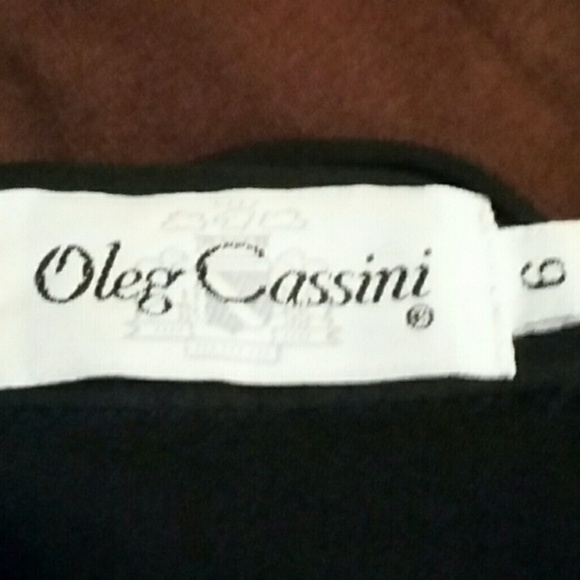 Oleg Cassini Black Skirt - Picture 2 of 6
